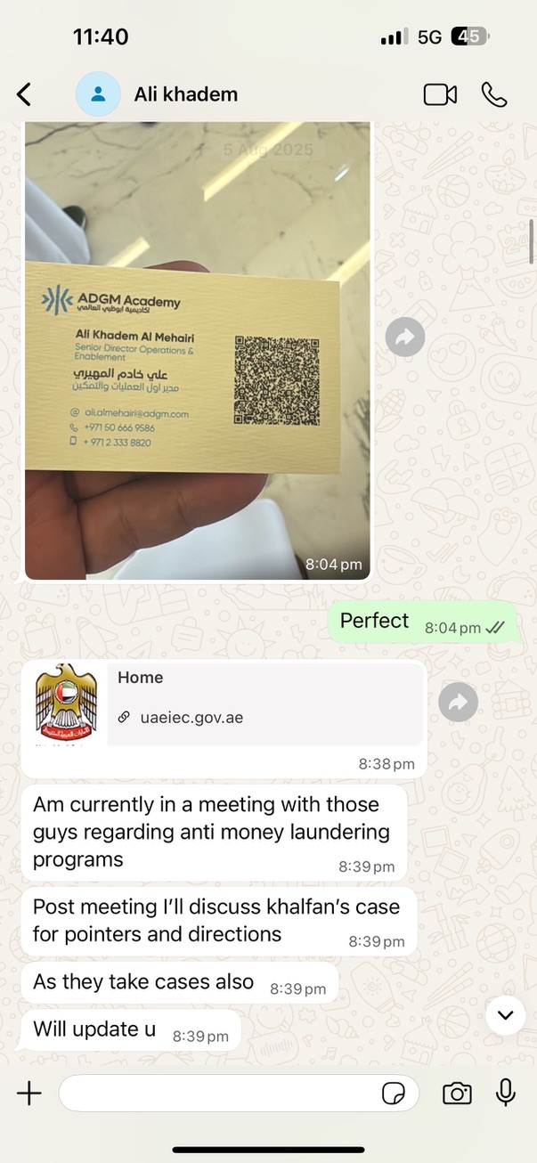 Khalfan's UAE bio dad